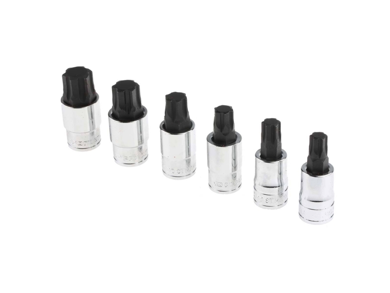 Facom Bit-Set 1/2 Zoll 6-Teilig Stm.J6mgrppb Bit-Set 6-Teilig 1/2 (12,5 Mm)