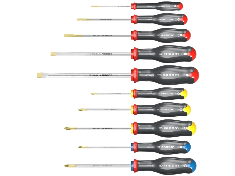 Facom Schraubendreher-Set Universal 10-Teilig