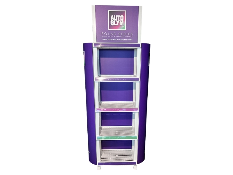 Autoglym Polar golvställ med 4 hyllor | Bilvård & Biltillbehör - Bilvård märken - Autoglym | GameStuff