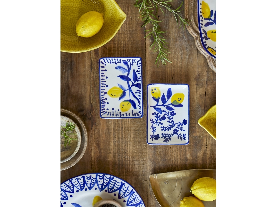 CREATIVE COLLECTION Maxima Tallerken, Blå, Stentøj