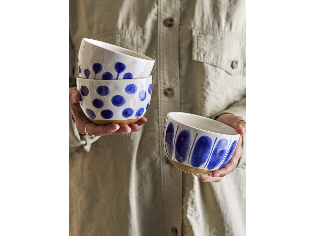 CREATIVE COLLECTION Linora kulho, sininen, kivitavaraa