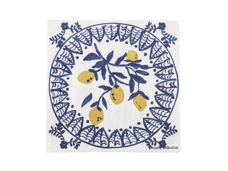 Creative Collection Maxima Serviette, Blau, Fsc Mix, Papier