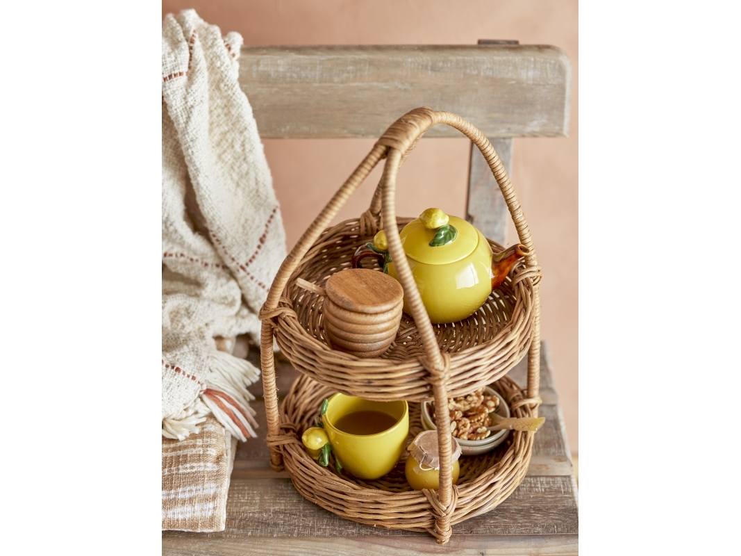 Bloomingville - Limone Kop, Gul, Stentøj, D13xH10 cm