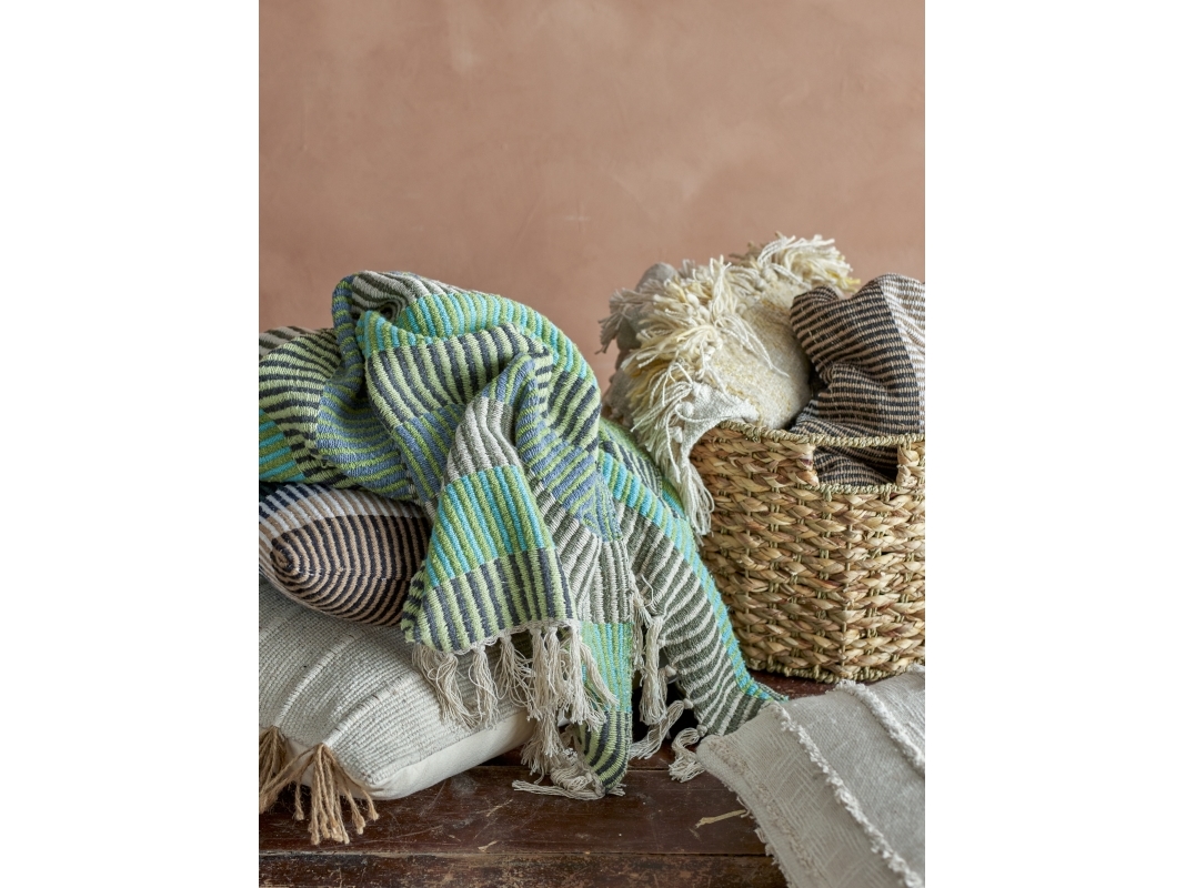 Bloomingville Blau Decke, Isnel (160 X 130 Cm) - Bild 3