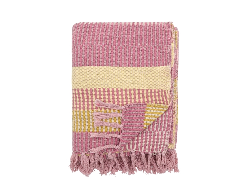 Creative Collection Isnel Plaid, Pink, Genanvendt Bomuld