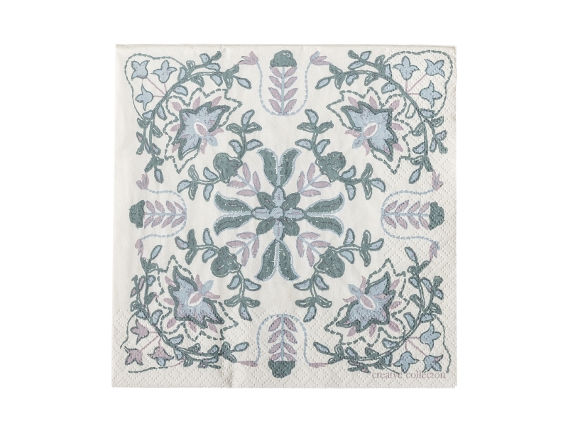 Creative Collection Alvira Serviette, Blau, Fsc Mix, Paper