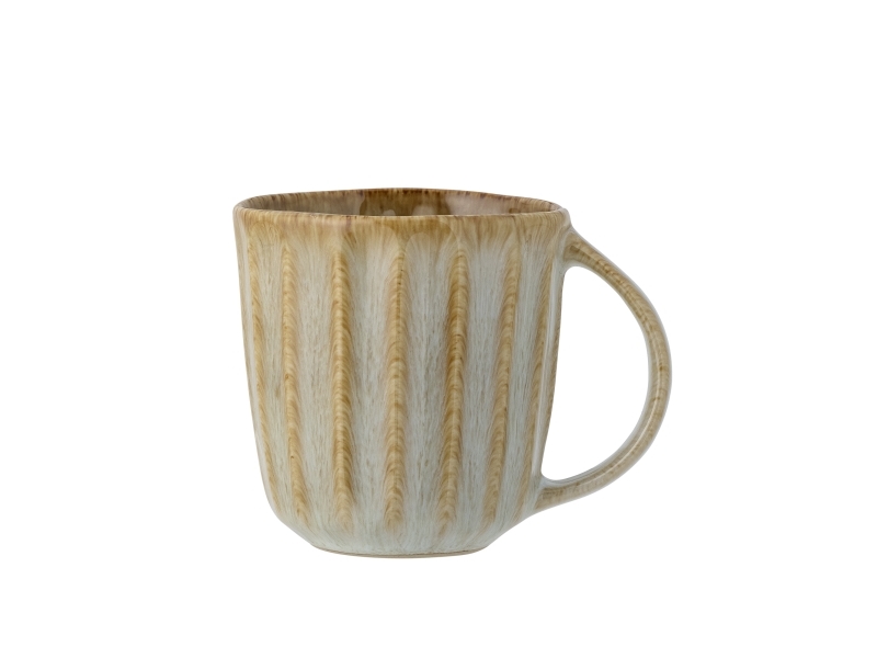 Creative Collection Fleur Becher, Natur, Steingut