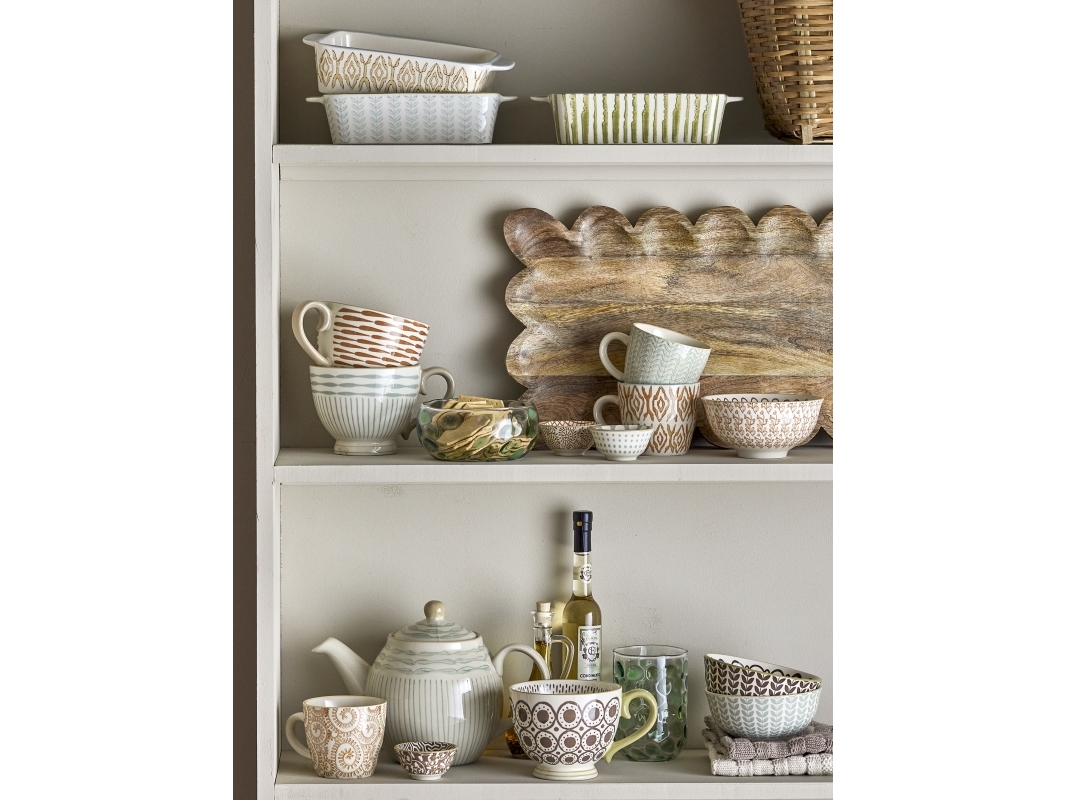 CREATIVE COLLECTION Maple Kop, Grøn, Stentøj