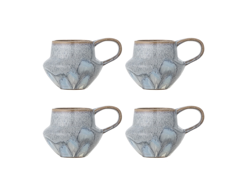 Creative Collection Bessie Becher, Blau, Steingut