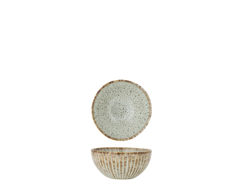 Creative Collection Fleur Schale, Natur, Steingut