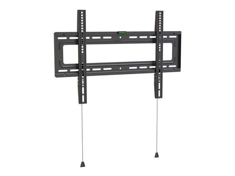 Vivolink - Monteringssæt (2 Vægbeslag, Adapterplade) - For Kurvet/Fladt Panel - 50Kg - Låsbar - Stålkabinet - Sort - Skærmstørrelse: 37"-70" - Vægmon
