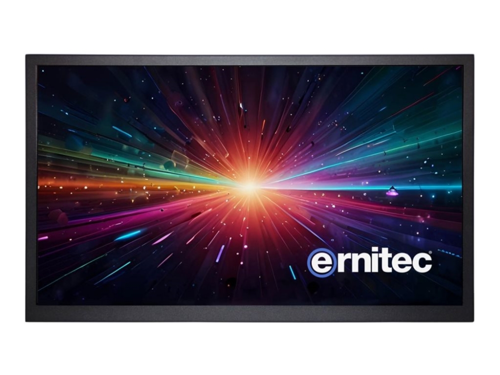 Ernitec - Led-Skærm - 27" - 1920 X 1080 Full Hd (1080P) - 350 Cd/M² - 1300:1 - 5 Ms - Hdmi, Vga, 2Xbnc (Composite) - Højtalere - Sort