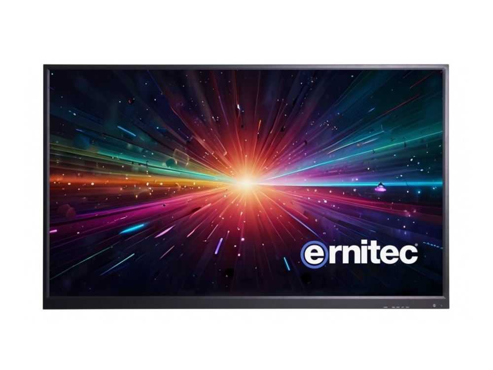 Ernitec - Led-Skærm - 98" - 3840 X 2160 4K - S-Pva - 500 Cd/M² - 3Xhdmi, Displayport - Højtalere - Sort