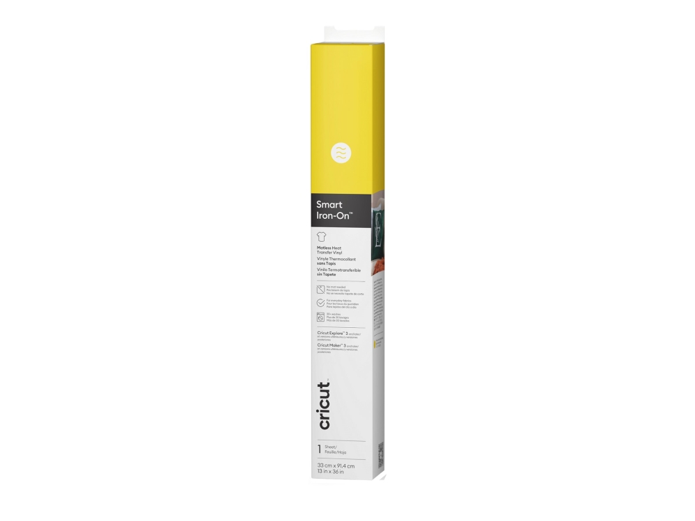 Cricut Smart Iron-On 33X91cm 1 Sheet (Yellow)