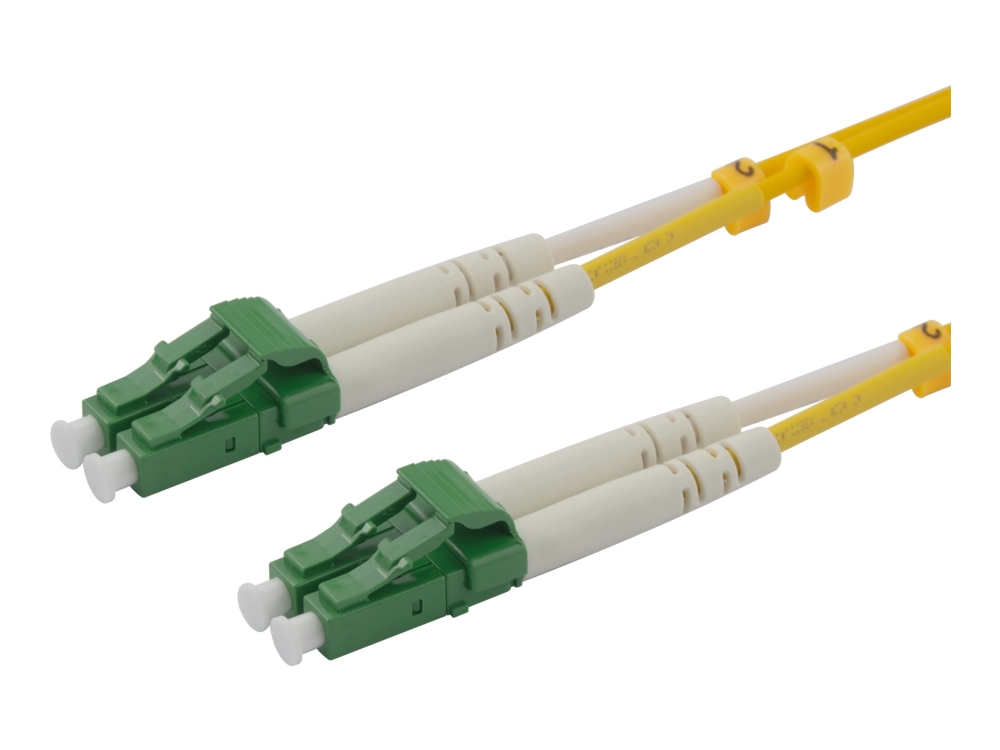 Os2 Glasfaserkabel, Lc - Lc, Duplex, Apc/Apc, 0,5M