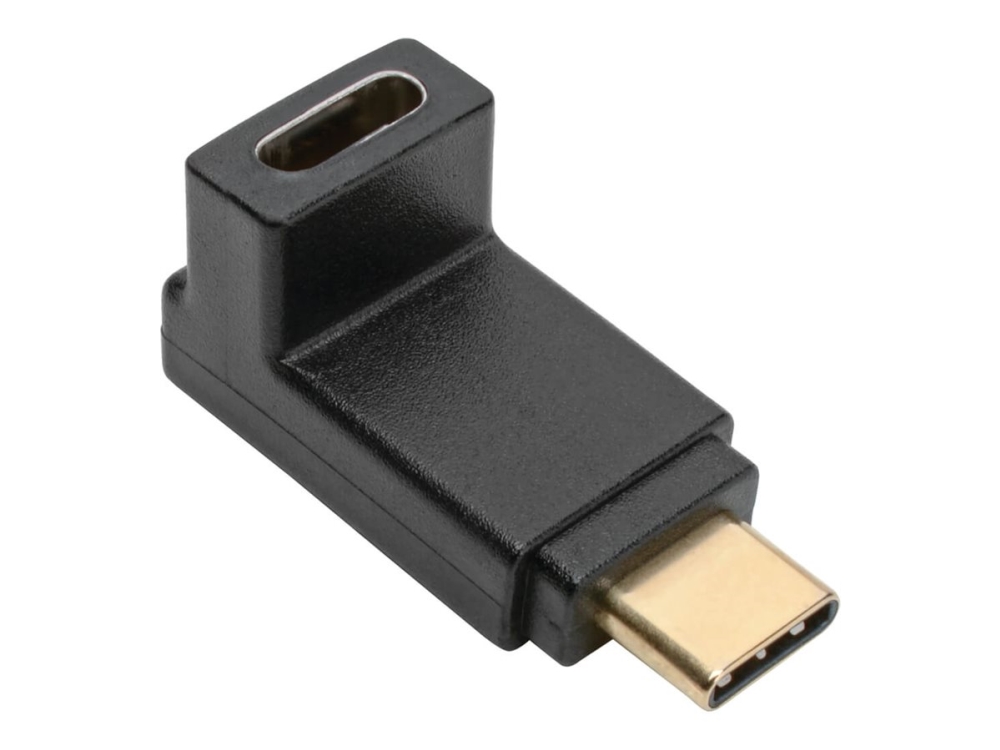 Eaton Tripp Lite Series Usb C To Usb Type C Adapter Converter Right Angle M/F 10Gbps 3A - Usb Adapter - 24 Pin Usb-C (Han) Til 24 Pin Usb-C (Hun) Høj