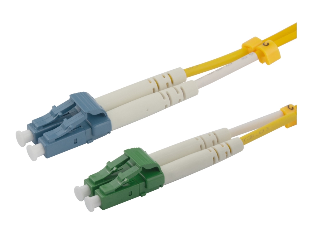 Os2 Glasfaserkabel, Lc - Lc, Duplex, Upc/Apc, 0.5M