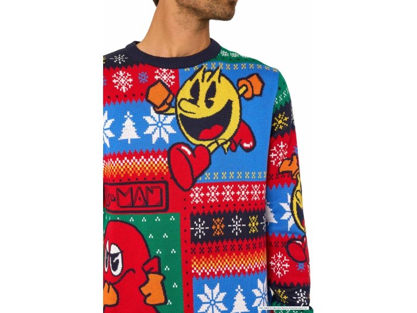 OppoSuits Pac-Man Juletrøje - X-Small