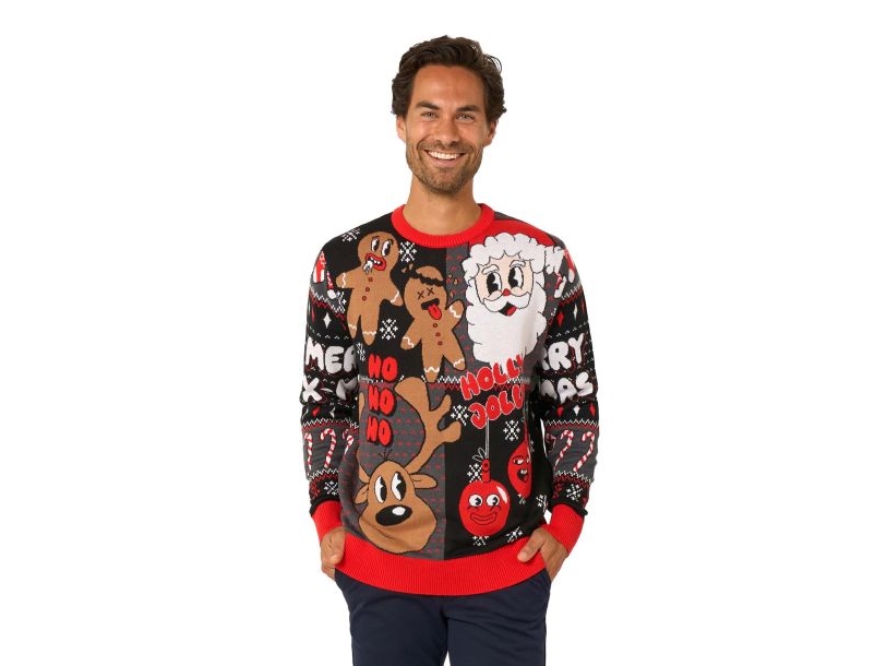 OppoSuits Merry Jinglejoy Juletrøje - X-Small