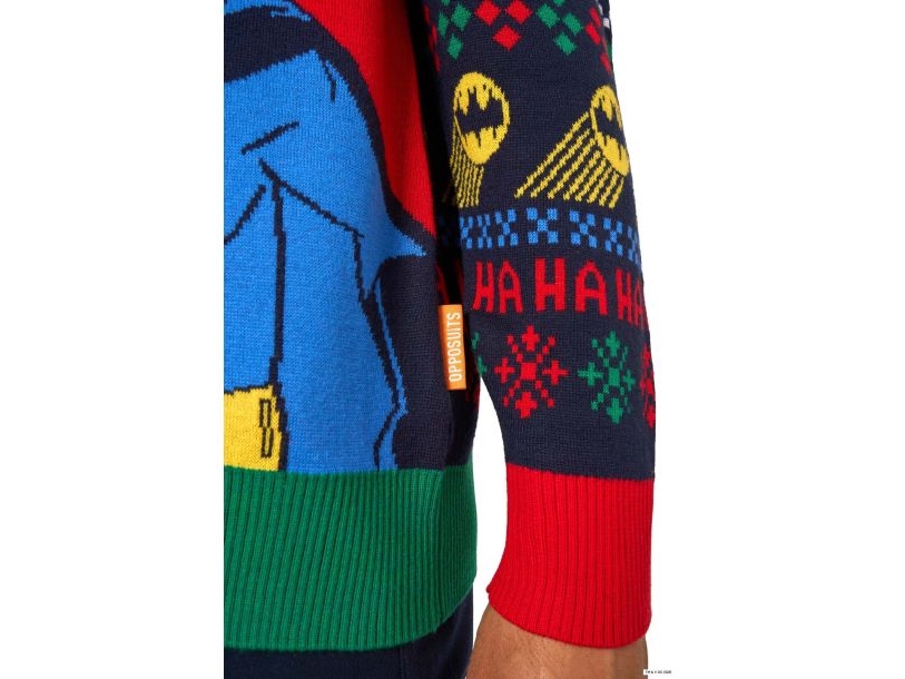 OppoSuits Batman Juletrøje - X-Small