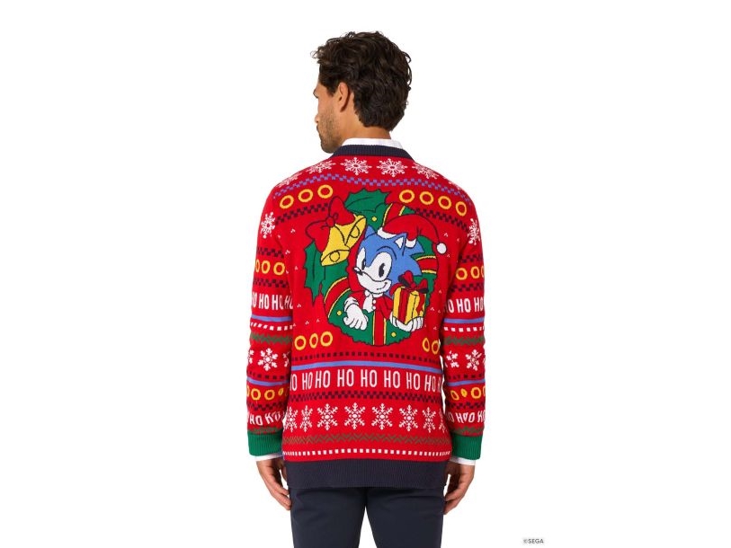 OppoSuits Sonic Juletrøje - X-Small