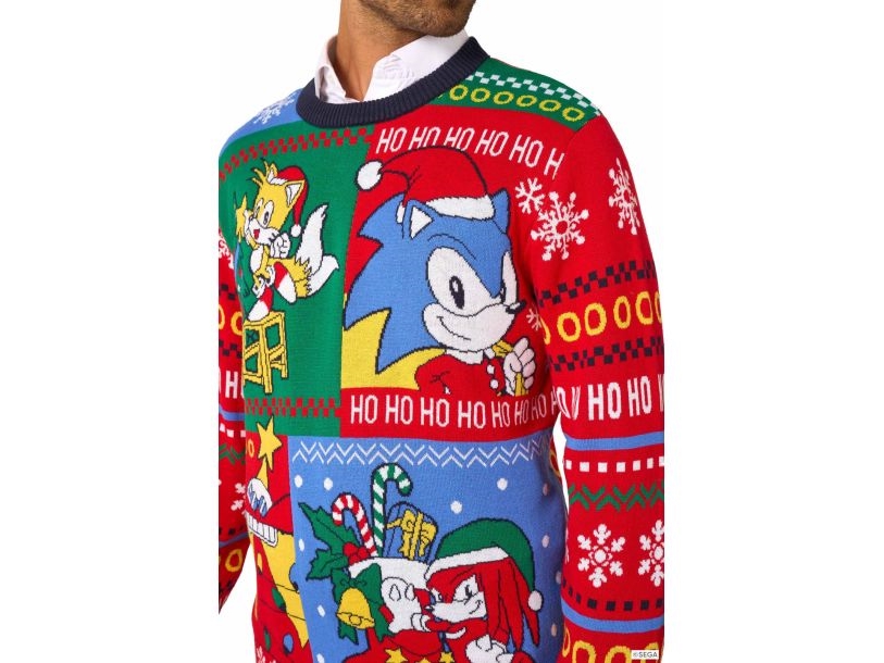 OppoSuits Sonic Juletrøje - X-Small