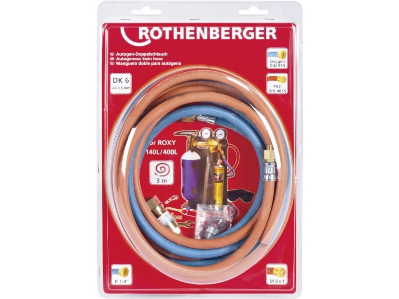 Rothenberger 35785 Dobbelt Slangesæt