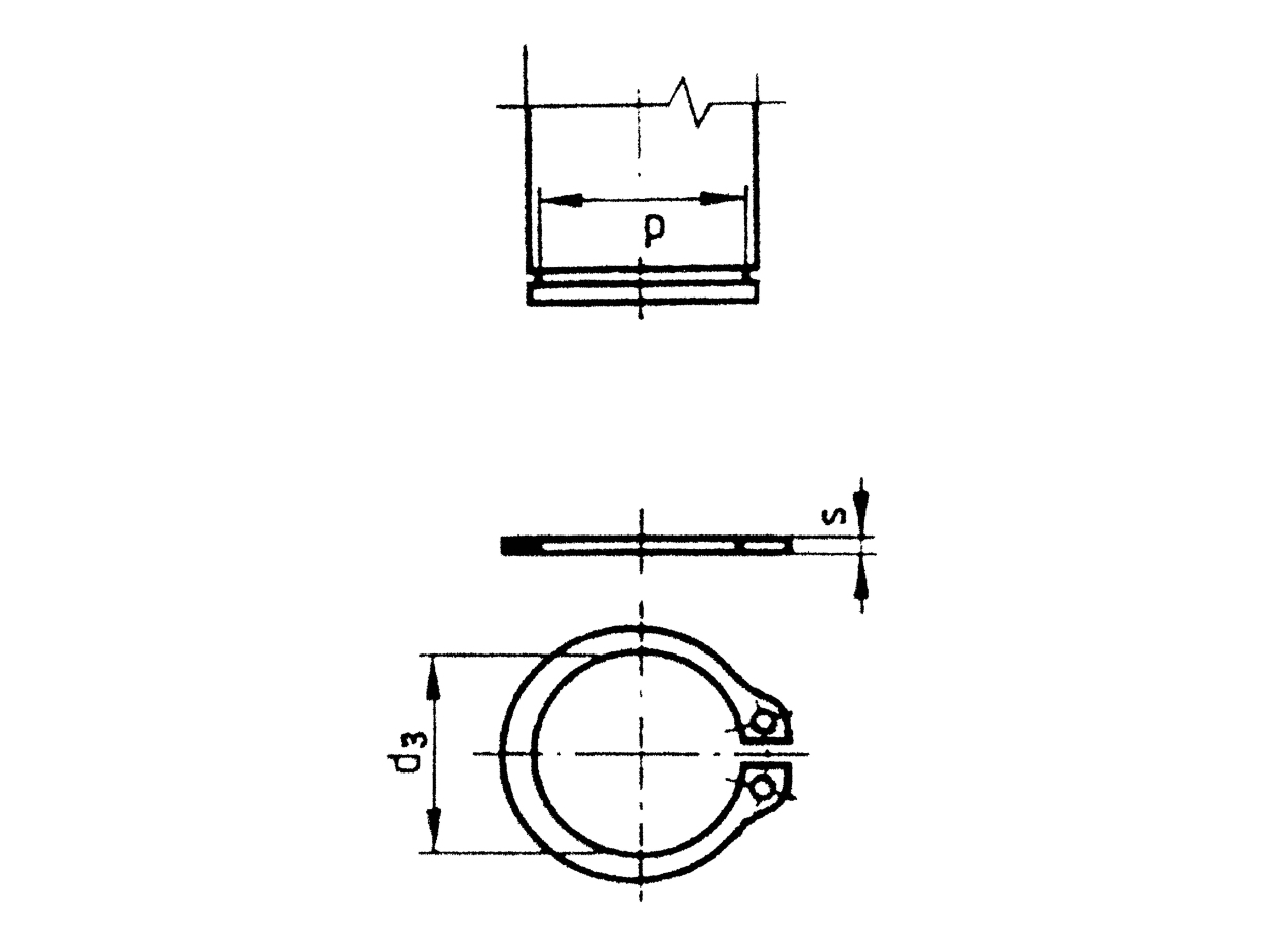 Toolcraft 9 D471 194748 Sprengringe Innendurchmesser: 8,4 Mm Din 471 Federstahl 100 Stück