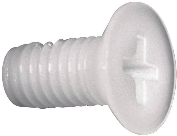 Toolcraft 839976 Senkkopfschrauben M5 30 Mm Kreuzschlitz Philips Din 965 Kunststoff, Polyamid 10 Stück