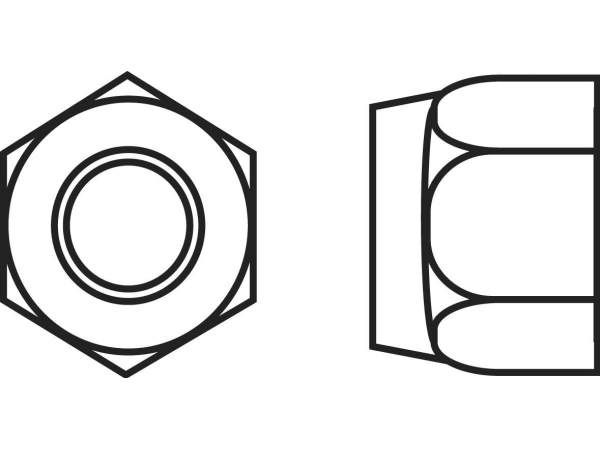 TOOLCRAFT 812808 Låsemøtrikker M3 DIN 985 Stål verzinkt 100 stk | Verktyg & Verkstad - Skruvar & Muttrar - Mutter | GameStuff