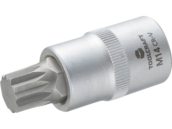 TOOLCRAFT 816171 Multitand (XZN) Toppnyckelinsats 14 mm 1/2 (12,5 mm) | Verktyg & Verkstad - Handverktyg - Nycklar och toppar | GameStuff