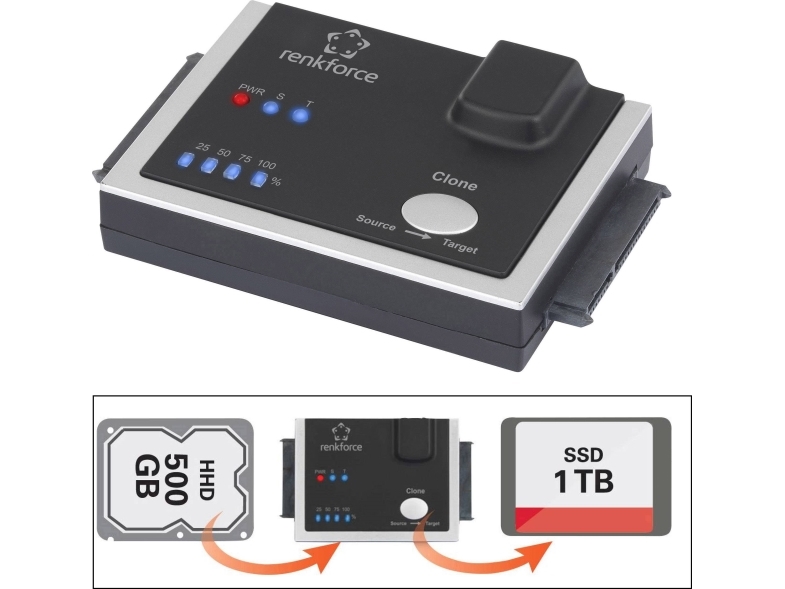 Renkforce RF-3390044 | Datorkomponenter - Hårddisk & Lagring - Kabinett & docking | GameStuff