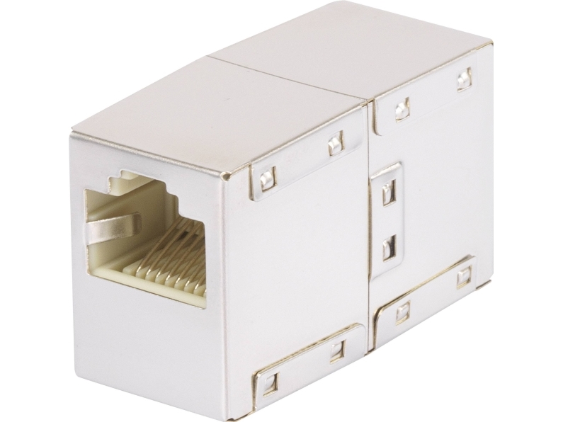 Renkforce Rj45 Netzwerk Adapter Cat 5E [1X Rj45 Stecker - 1X Rj45 Stecker] Weiß