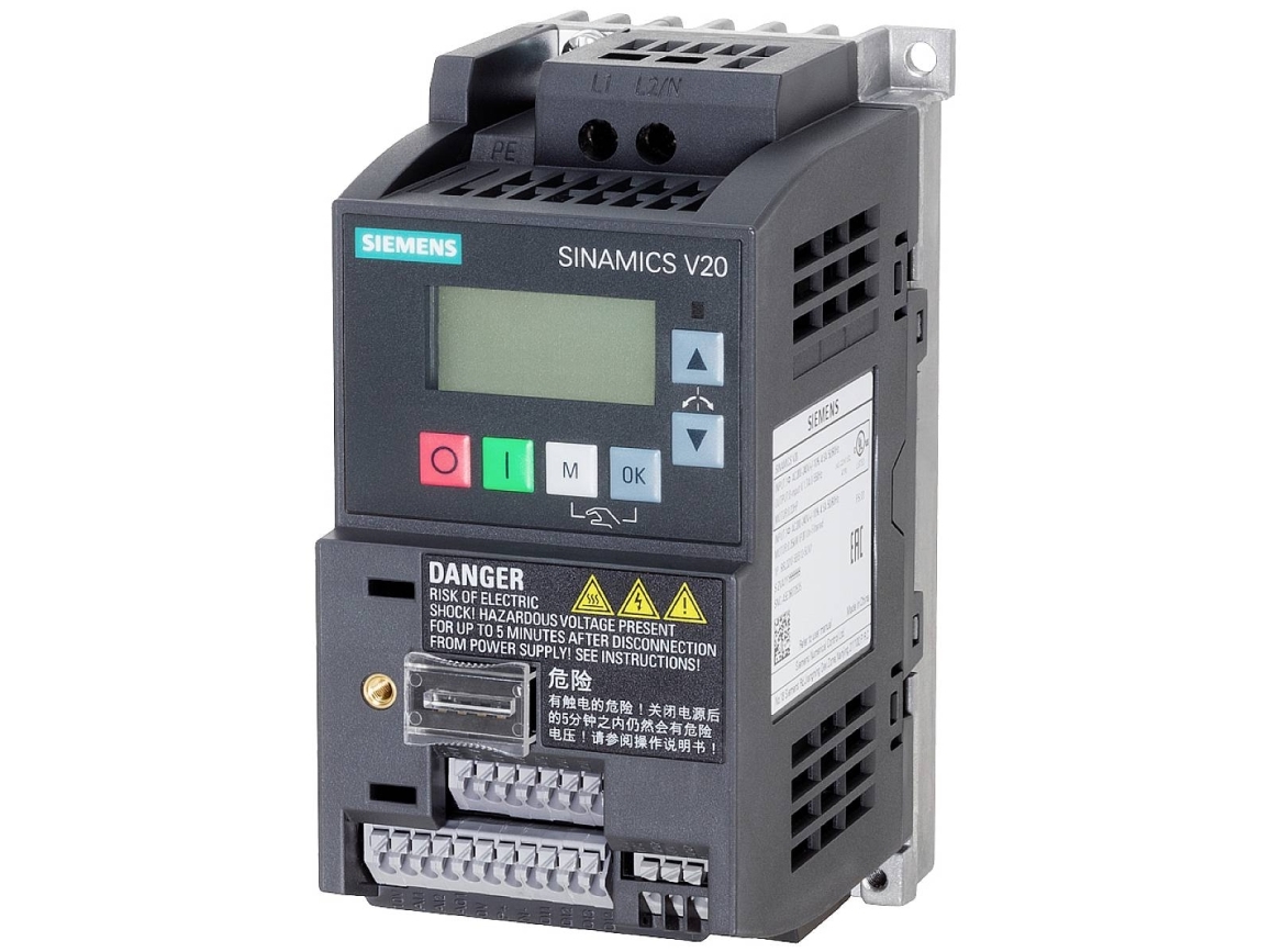 Siemens Frequenzumrichter 6Sl3210-5Bb13-7Uv1 0,37 Kw 200 V, 240 V