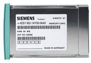 Siemens Siemens Dig.Industr. 6Es79520af000aa0 Sps-Speicherkarte