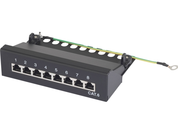 Renkforce 8 Port Netzwerk Patchbox Cat 6 1 U