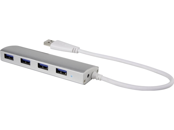 Renkforce 4 Anschluss Usb 3.0-Hub Aluminium
