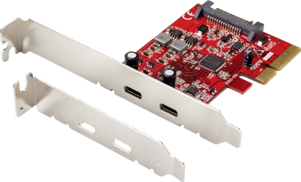 Renkforce Rf-4599664 2 Port Usb 3.1 Gen 2 Controller-Karte Usb-C (Usb 3.1 Gen 2) Pcie