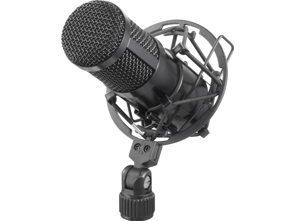 Renkforce Rf-Mic-510 Usb-Mikrofon Usb Inkl. Etui, Inkl. Spinner, Inkl. Abschirmung, Inkl. Kabel, Inkl. Mikrofonetui