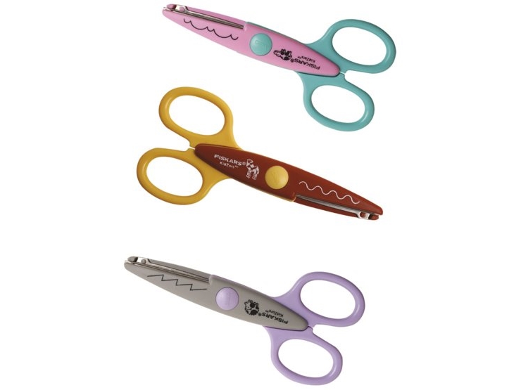 Fiskars Kidzors, Barn, Figursnitt, Ställ, Multifärg, Rostfritt stål, Pysselsaxar | Kontorsmaterial - Skärverktyg - Sax | GameStuff