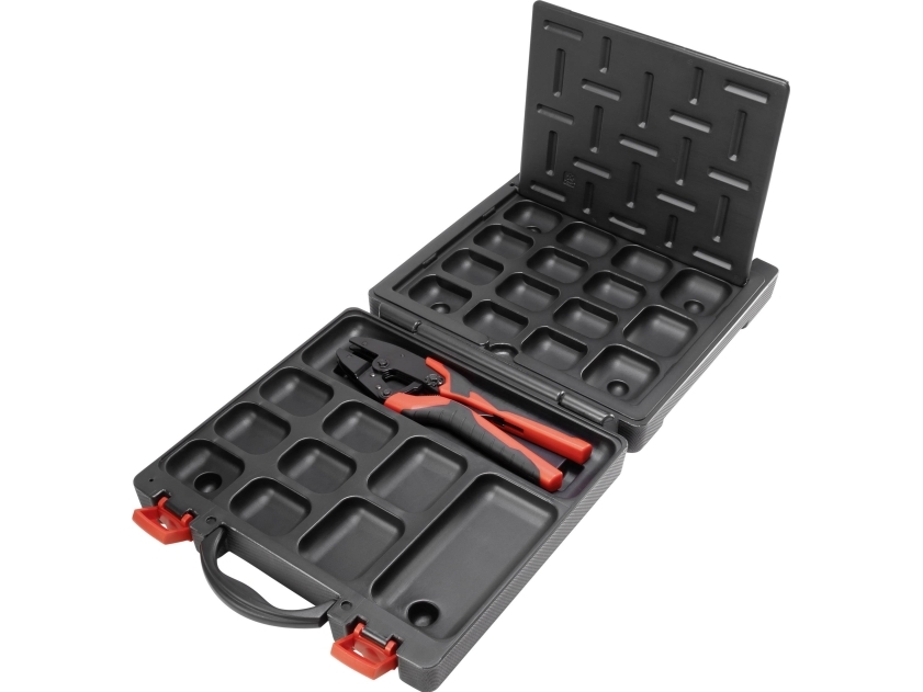 TOOLCRAFT PZ-500 Pressverktyg utan pressinsats, med systemväska | Verktyg & Verkstad - Tänger - Crimp- och Ppresstång | GameStuff
