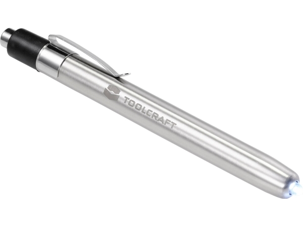 TOOLCRAFT TO-7429866 Penlight Batteridrevet Sølv | Belysning - Annan belysning - Ficklampa | GameStuff