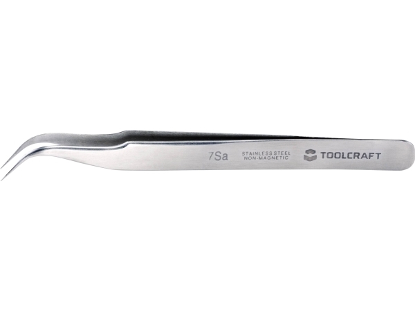TOOLCRAFT TO-5861037 Precisionspincett 1 st. 7a SA Seal point böjd, böjd 55°, rund, fin 120 mm | Verktyg & Verkstad - Handverktyg - Övriga handverktyg | GameStuff