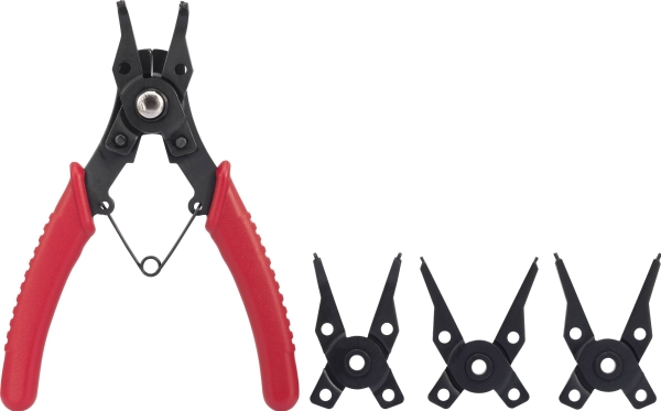 TOOLCRAFT TO-6679764 Cirkeltång Passar yttre och inre ringar 10-50 mm 10-50 mm Spetsform vinklad 90°, vinklad 45°, rak, rak | Verktyg & Verkstad - Tänger - Alla Tänger | GameStuff