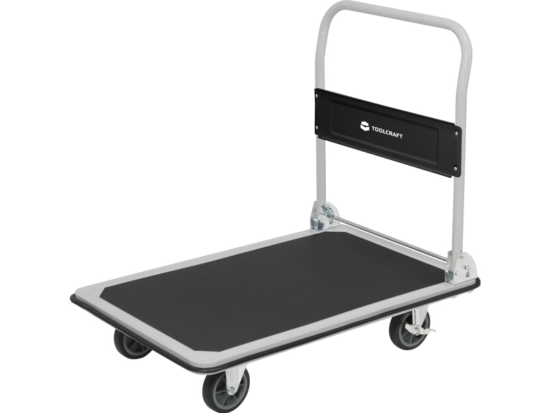 TOOLCRAFT 2303575 Handvogn sammenklappelig, Bremse Stål, PP, Termoplastisk polyurethan Bärförmåga (max.): 150 kg | Verktyg & Verkstad - För verkstaden - Transportvagnar | GameStuff