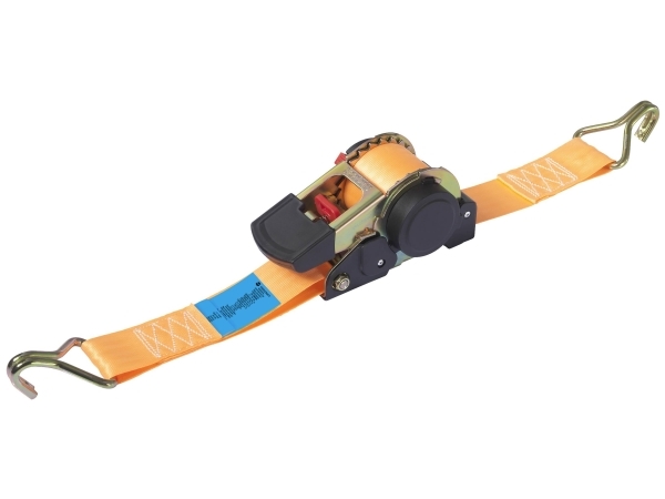 TOOLCRAFT TO-8689782 Självlindande spännband Dragkraft LC surrning (individuell/direkt)=750 daN (L x B) 4,5 m x 50 mm Klämlås | Bilvård & Biltillbehör - Transportutrustning - Lastsäkring | GameStuff