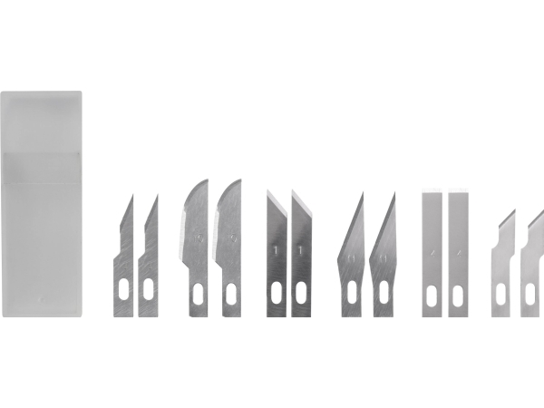 TOOLCRAFT Cuttermesser-Ersatzklinge 39.4 mm Stål Sølv 1 stk | Kontorsmaterial - Skärverktyg - Knivar | GameStuff