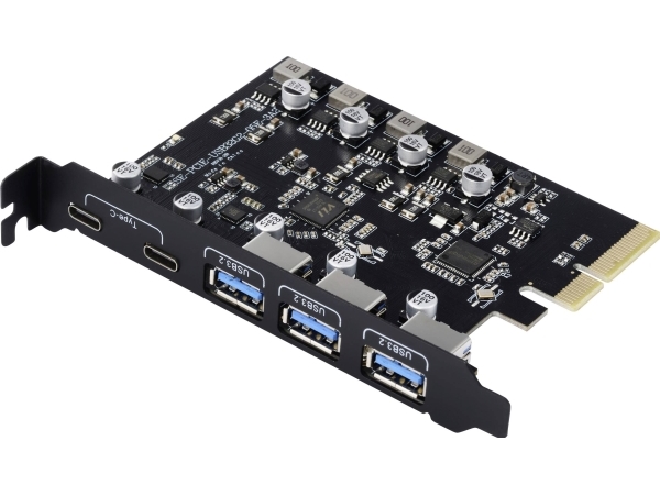 Renkforce Rf-6613196 3+2 Port Usb 3.2 Gen 2 Controller-Karte Usb-C (Usb 3.2 Gen 2) (Rf-6613196)