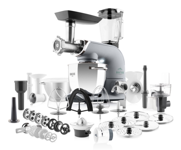 Eta Gratus Evo, 5,5 L, Harmaa, Rotaatio, 1,5 L, 1,35 m, 6 levyt