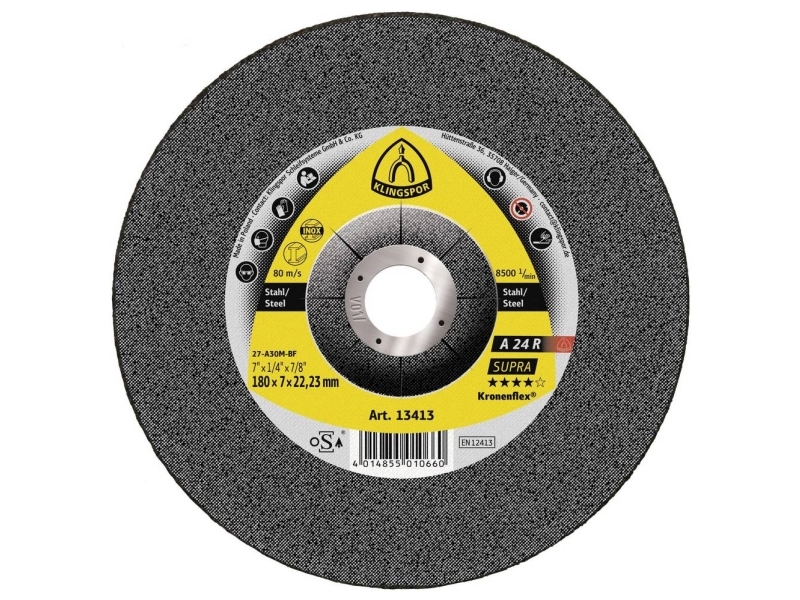 Klingspor 13400 A 24 R Supra Skrubskive 100 Mm 16 Mm 10 Stk